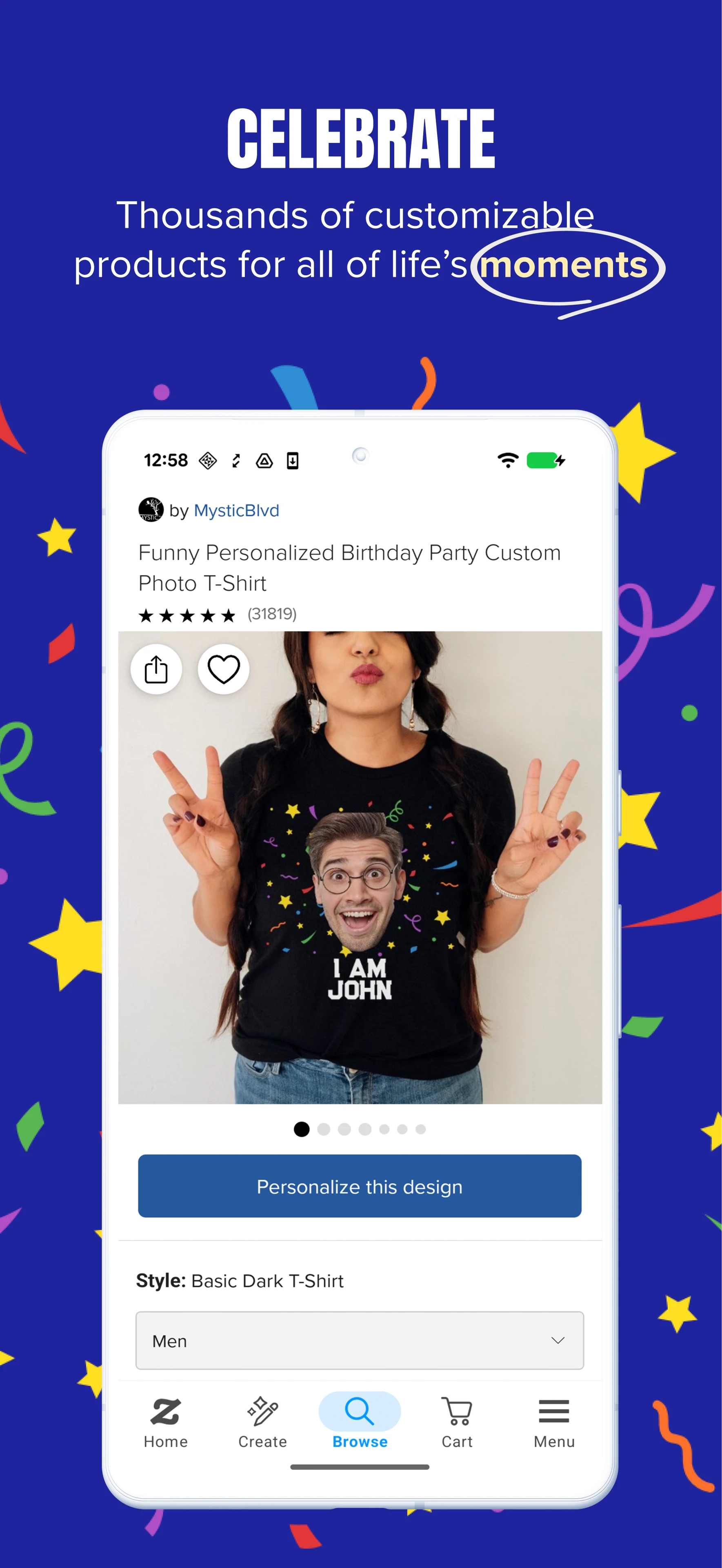 Zazzle: Custom Gifts & Prints screenshot
